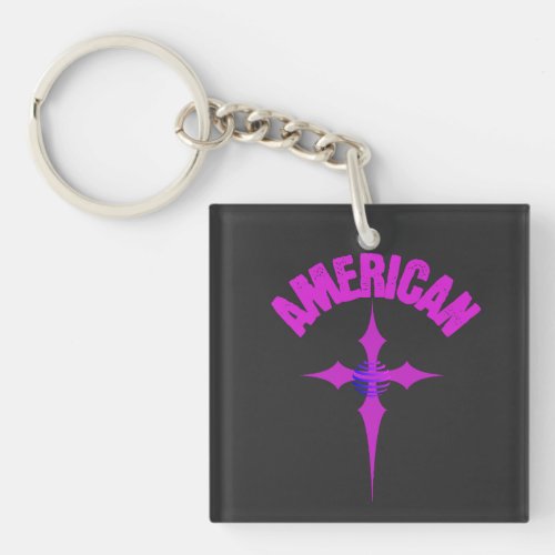 American Faith Movement Keychain