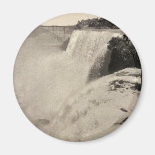 American Fall from Goat Island, Niagara rare Photo Magnet