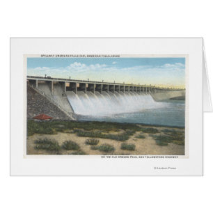 American Falls Dam Spillway, Oregon Cards