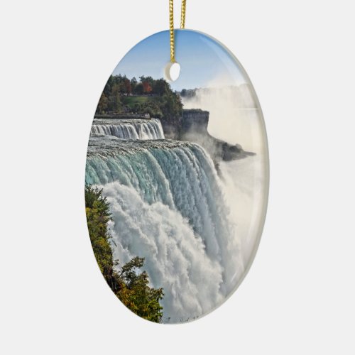 American Falls _ Niagara Holiday Ornament