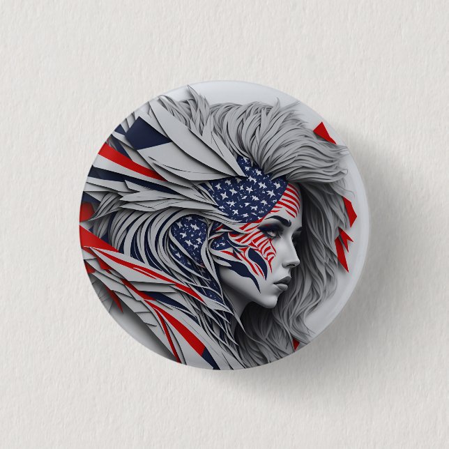 american fan 21 button (Front)