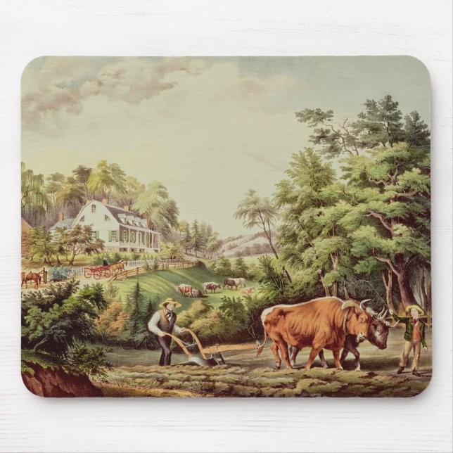 American Farm Scenes Mouse Pad (Front)
