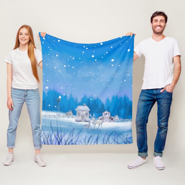 American Farm Signature Fleece Blanket (In Situ)