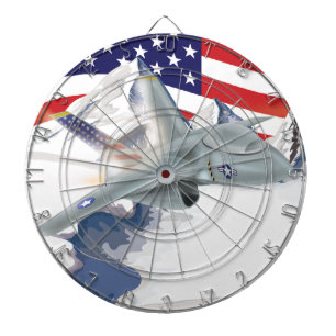 American fighter Jet Dart Board