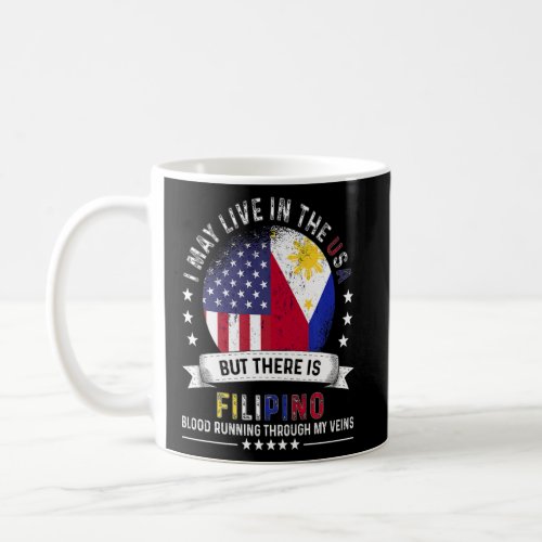 American Filipino Home in US Patriot Philippines F Coffee Mug