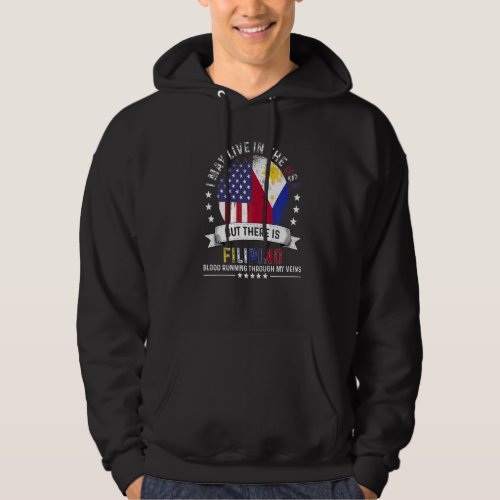 American Filipino Home in US Patriot Philippines F Hoodie
