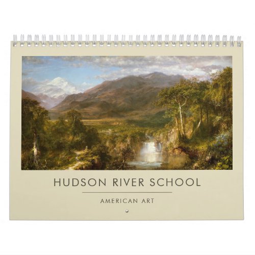 American Fine Art Hudson River School Paintings Calendar