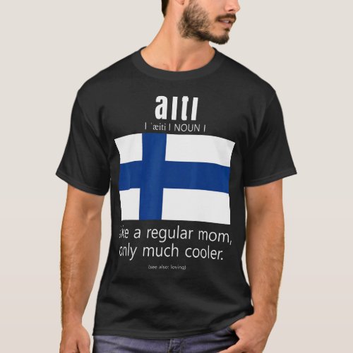 American Finnish Patriot Flag Mothers Day Finland  T_Shirt