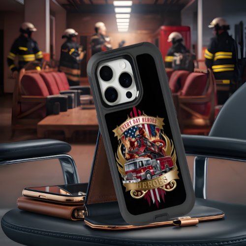 American Firefighter Heroes iPhone 15 Pro Case