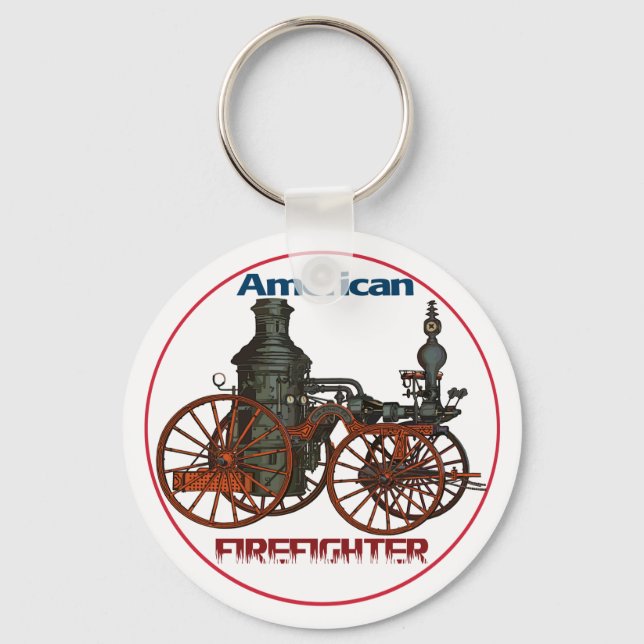 American Firefighter Keychain (Front)