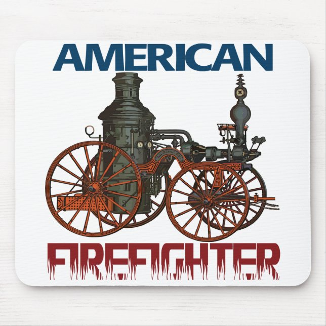 American Firefighter Mouse Pad (Front)