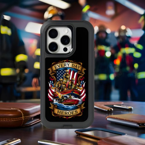 American Firefighters Everyday Heroes iPhone 15 Pro Case