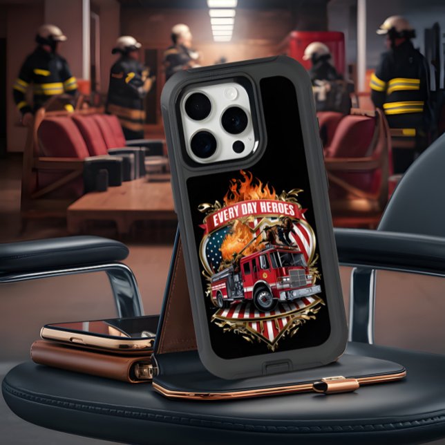 American Firefighters in Action iPhone 15 Pro Case (Creator Uploaded)