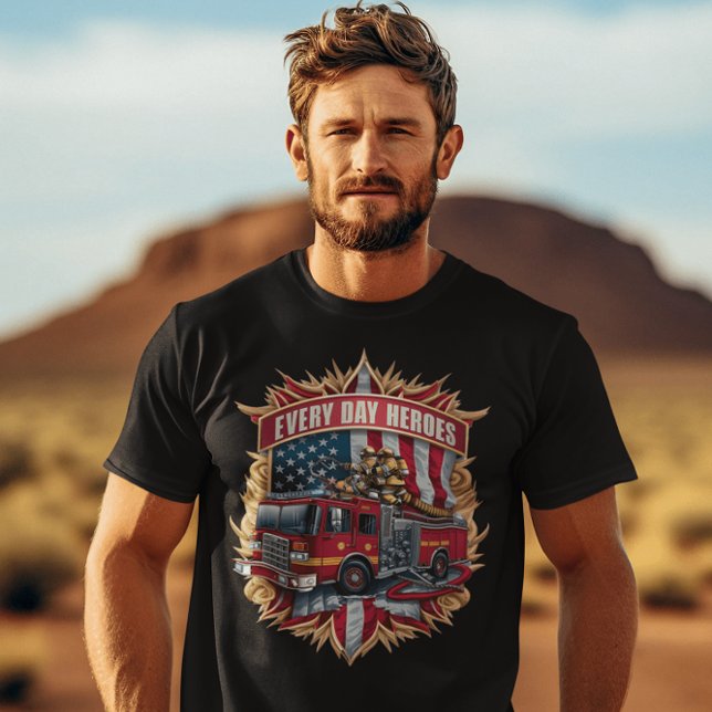 American Firefighters Valor T-Shirt (Creator Uploaded)