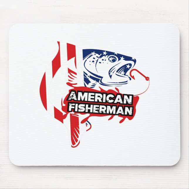 American fisherman mouse pad (Front)