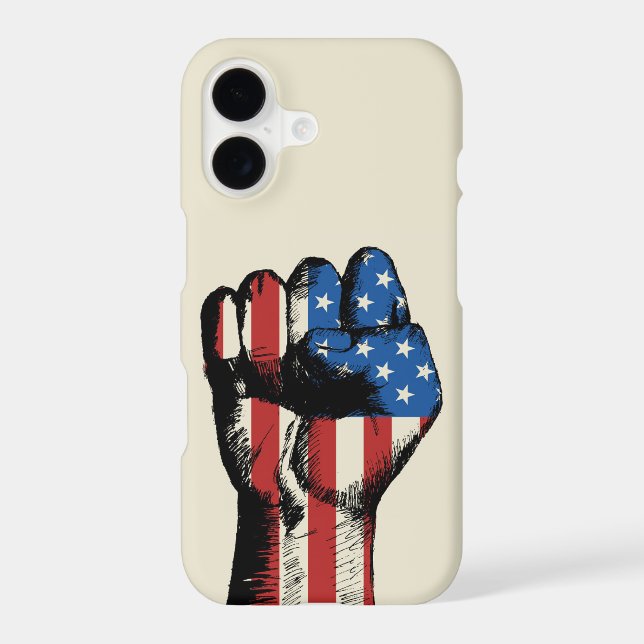 American Fist Iphone Case (Back)
