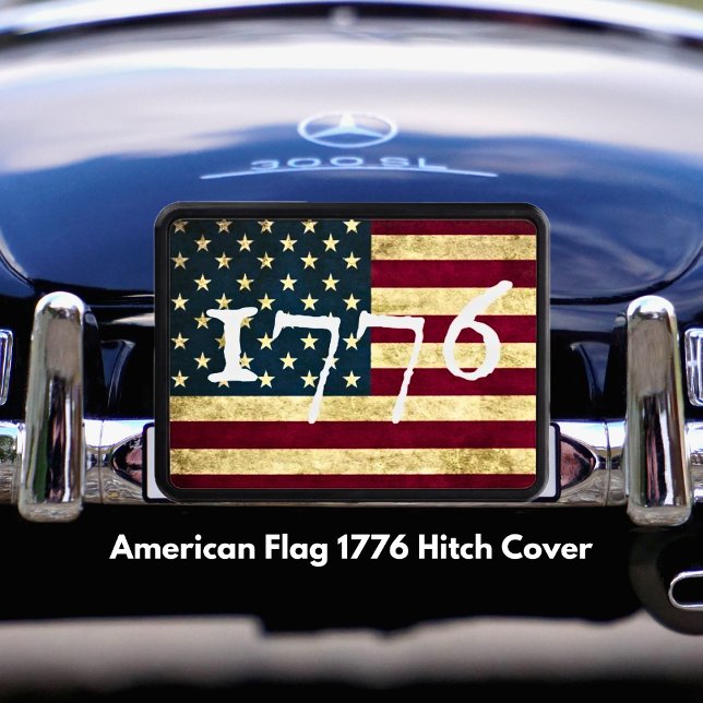 American Flag 1776  Hitch Cover (Creator Uploaded)
