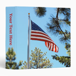 American Flag 1.5 inch Binder