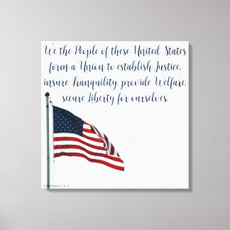 American Flag 2371 Canvas Print