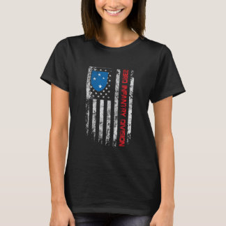 American Flag 23rd Infantry Division Veteran Shirt