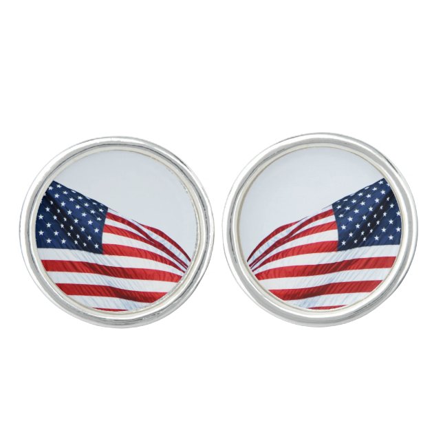 American Flag 2412 Cufflinks (Front)