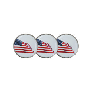 American Flag 2412 Golf Ball Marker