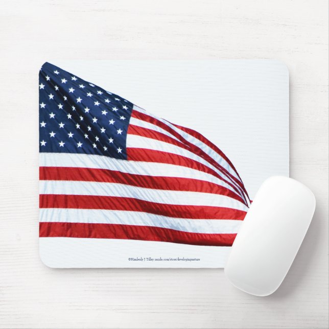 American Flag 2412 Mouse Pad (With Mouse)