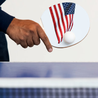 American Flag 2412 Ping Pong Paddle