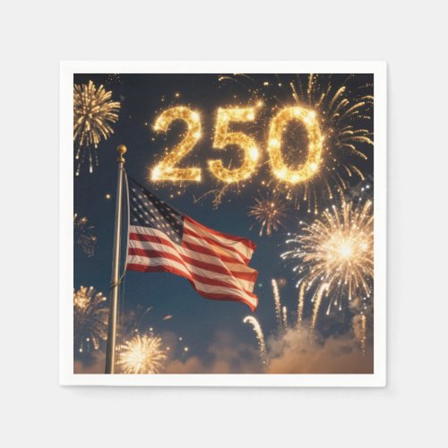 American Flag 250th Birthday Party