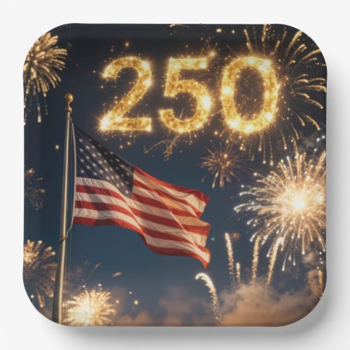 American Flag 250th Birthday Party