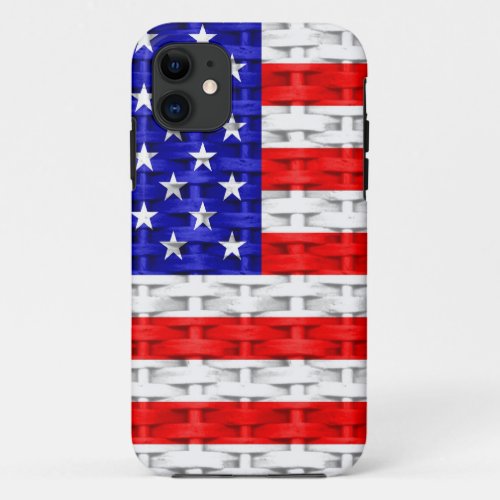 American Flag 2 iPhone 11 Case