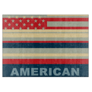 American Flag 2 Cutting Board