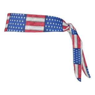 American Flag 2 Headband Hair Band