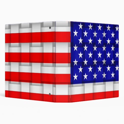 American Flag 3 Binder