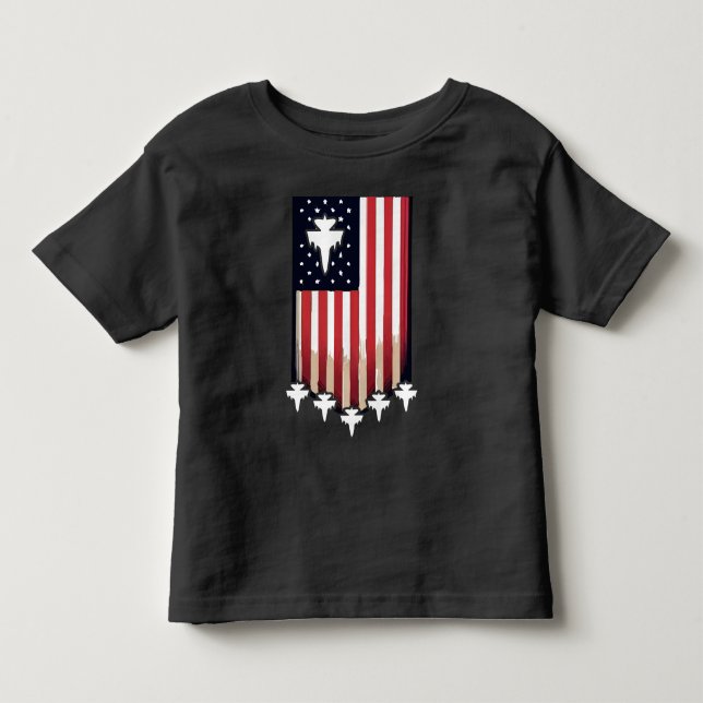 American Flag 4th of July-65079 Toddler T-shirt (Front)