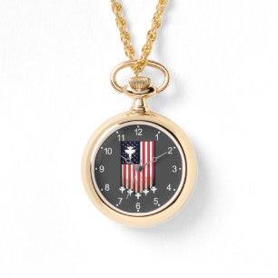American Flag 4th of July-65079 Watch