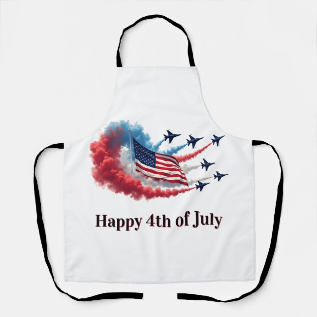 American Flag, 4th of July Apron (Front)