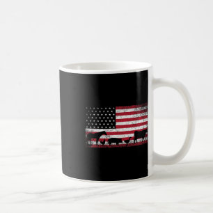 American Flag 4th Of July Chicken Horse Cow Pig Fa Coffee Mug