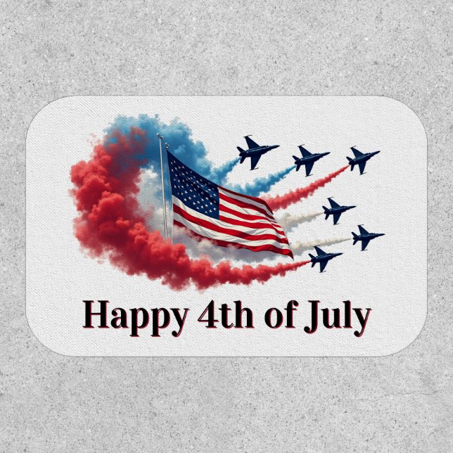 American Flag, 4th of July Patch (Front)