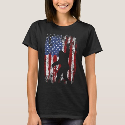 American Flag 4th Of July Patriotic 1  T_Shirt