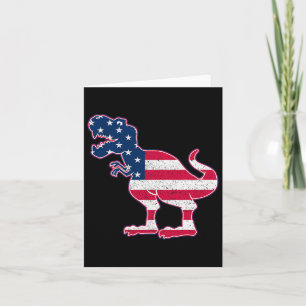American Flag 4th Of July Patriotic Boys Gift Card