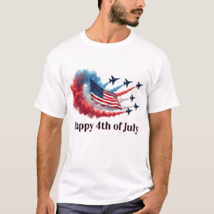 American Flag, 4th of July T-Shirt