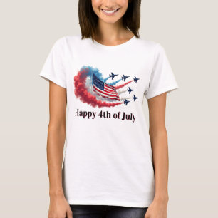 American Flag, 4th of July T-Shirt