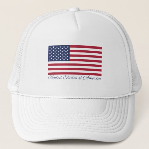 American Flag 4th of July  Trucker Hat