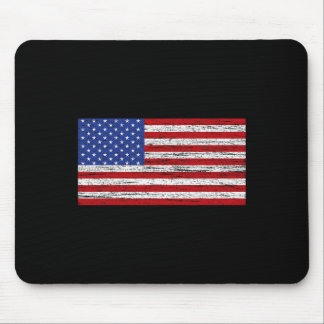 American Flag 4th Of July USA Patriotic Mouse Pad