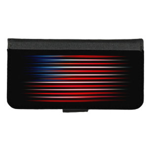 american flag abstract iPhone 8/7 wallet case