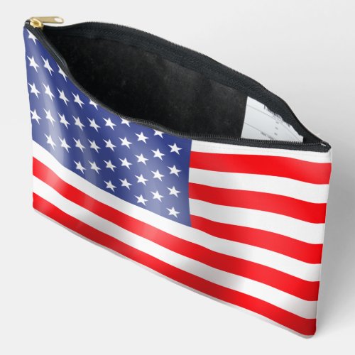 American Flag Accessory Pouch