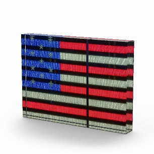 American Flag Acrylic Award