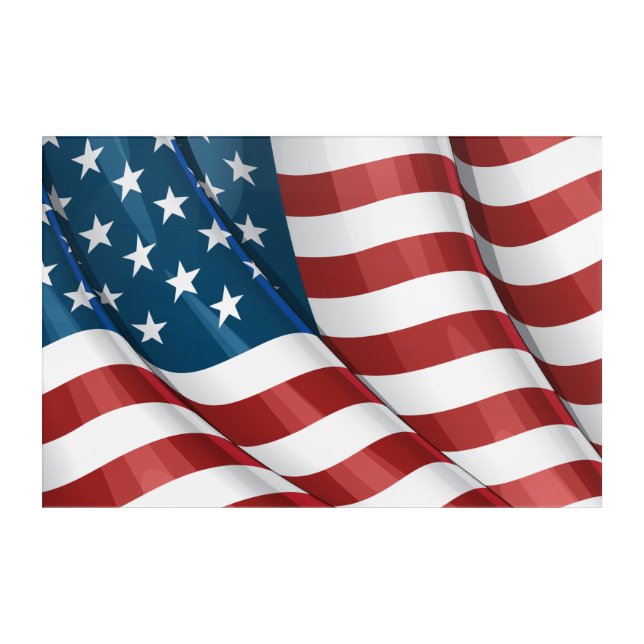 American Flag Acrylic Print (Front)
