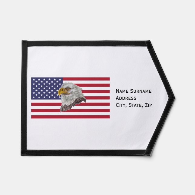 American Flag Address (Front)